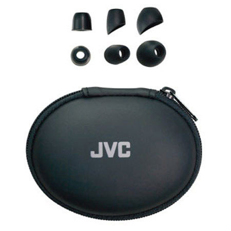 JVC HAFX300B Bi-Metal In-Ear Canal Headphone - Black