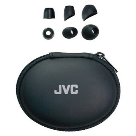 JVC HAFX300R Bi-Metal In-Ear Canal Headphone - Red
