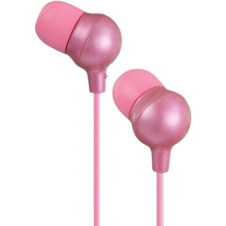 JVC HAFX30B Marshmallow In-Ear Headphones, Pink