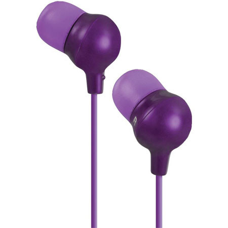 JVC HAFX30B Marshmallow In-Ear Headphones, Violet