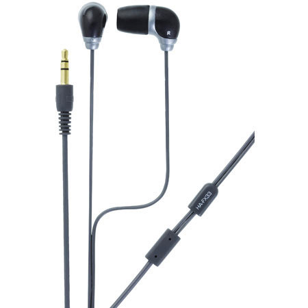 JVC In Ear Headphone Set with 3' Cord, Color: Black