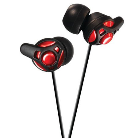 JVC Carbon Nanotubes In Ear Headphones, Red