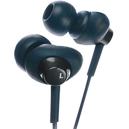 JVC In Ear Air Cushion Headphone Set w/4' Cord, Black