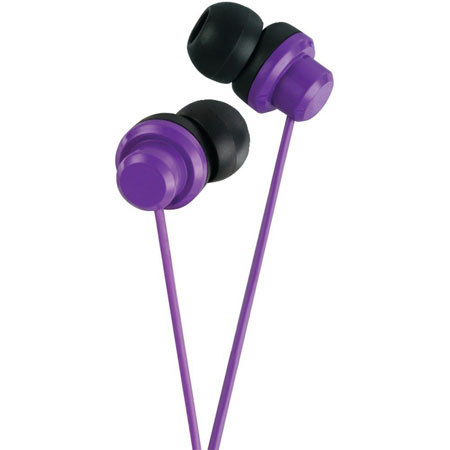JVC HAFX8V Riptidz In-Ear Fashion Headphones, Violet