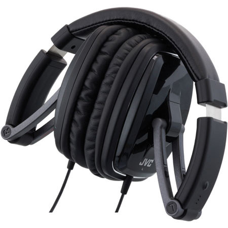 JVC HAM750 Full-Size Foldable Around-Ear Headphones