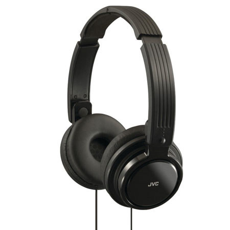 JVC Riptidz On Ear Cushioned Earphones, Black
