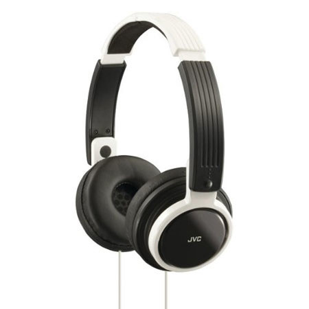 JVC Riptidz On Ear Cushioned Earphones, White