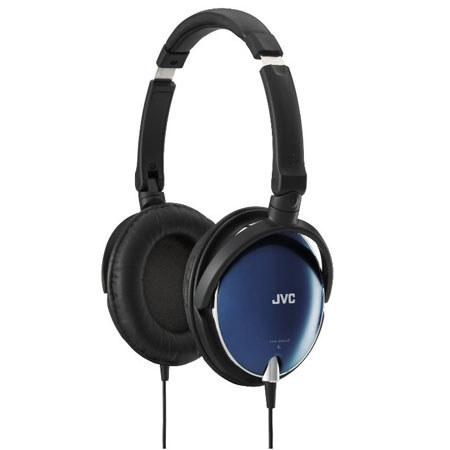 JVC HAS600A Lightweight Foldable Headphones, Blue