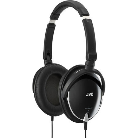 JVC HAS600B Lightweight Foldable Headphones, Black