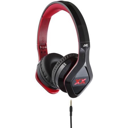 JVC Elation XX HA-SR100X On Ear Headband Headphones with Remote and Mic, Black