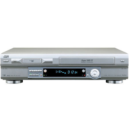 JVC HR-DVS3 Dual MiniDV / S-VHS VCR Super VHS Video Cassette Recorder & Player