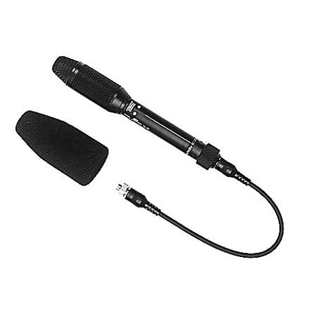 JVC MV-P612U Stereo 6-pin, Super Directional Microphone with Windscreen for GY-X2B, DV-Y700 & KY-19 Professional Video Cameras