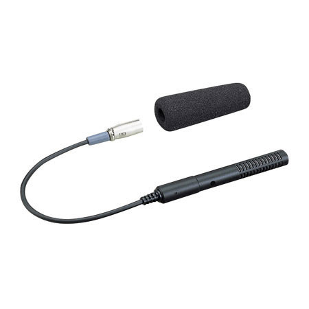 JVC MV-P615U Mono Super Directional Microphone with XLR connector Mounts Directly to the KYD29/W, DY90/W & GYDV500 Professional Video Cameras.