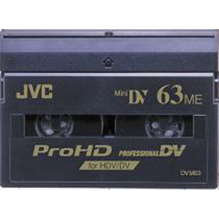 JVC 63 Minute Mini DV Pro HD Tape Cassette.