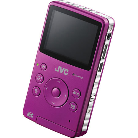 JVC GCFM1VUS Picsio Camcorder/Still Camera, 8MP, Purple