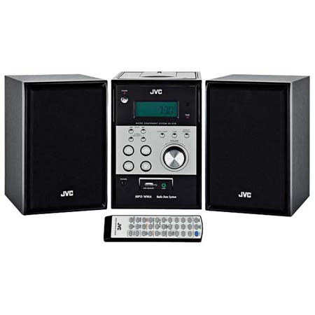 JVC UX-G28 16 Watt CD Micro Component System with USB Host, Front Audio Input, MP3/WMA Playback & 1-bit D/A Converter
