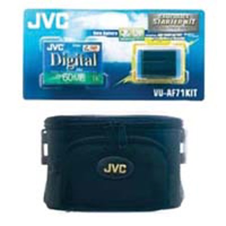 JVC VUA-71 Starter Kit with BNVF-714 Data Battery, Carrying Case & Tape for GRD-250, 270, 295 and GRDF-430, 450, 550 Camcorders