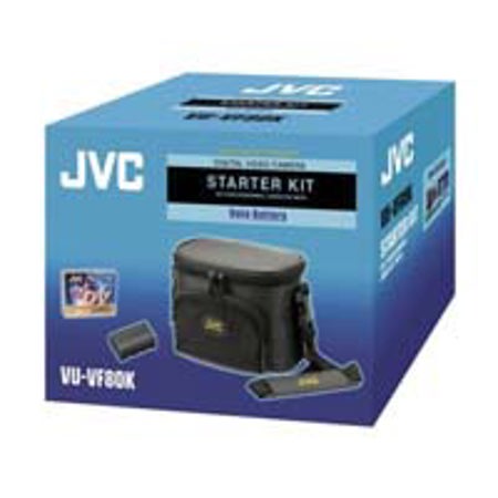 JVC Camcorder Starter Kit for DVC Models, with BNVF808 Battery, Carrying Case & 60-Minute MiniDV Digital Video Tape.