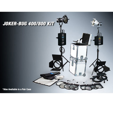 K 5600 Joker-Bug 400 / 800 Combination PAR Lamp Head Complete Kit, with Two Single Cases, AC Only.