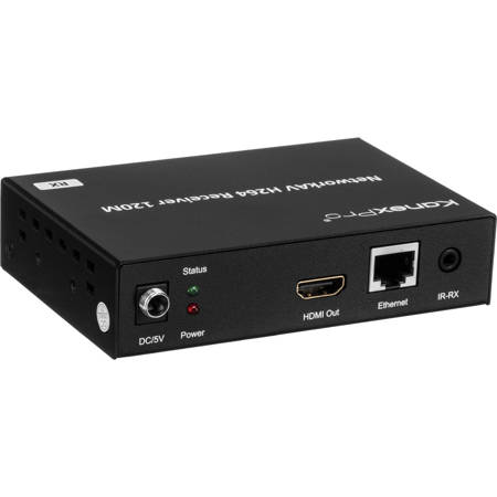 KanexPro NetworkAV H.264 HDMI over IP Receiver, 394' Transmission Distance