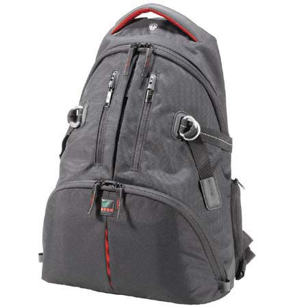 Kata DR-465 Digital Rucksack Bundle with Modo Monopod, Black with Red Accents
