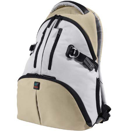 Kata DR-465 Digital Rucksack for 2 Digital SLR's with Mounted Lens, 3-4 Lenses, Flash, Accessories & Personal Gear - White / Tan