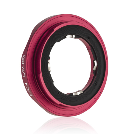 Kipon Adapter f/Leica M Lens to Fujifilm G-Mount GFX Camera  (Red)