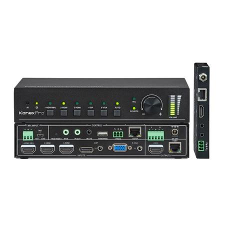 KanexPro SW-HDSC51HDBT HDBaseT Seamless Presentation Switcher & Scaler
