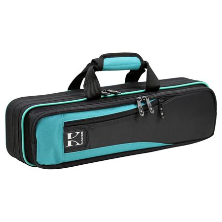 Kaces Lightweight Hardshell Case for Flute, Teal