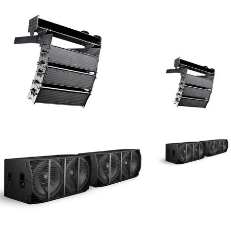 K-Array KH3SYS6 Line Array System, Includes 6x KH3 Line Array, 4x KS5 Subwoofer