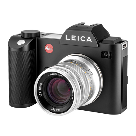Kipon IBERIT 50mm Lens for Leica SL/T, Silver Adorama