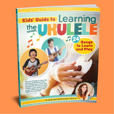 Kala Kid's Learning The Ukulele Guide by Emily Arrow
