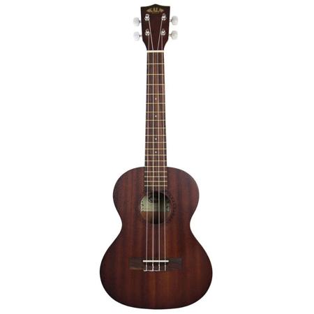 Kala Satin Mahogany Tenor Ukulele Bundle with Gig Bag, Strap, Strings & Tuner