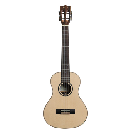 Kala All Solid Spruce Top Ziricote Tenor XL Ukulele, Natural