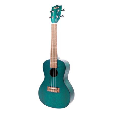 Kala Satin Blue Exotic Mahogany Concert Ukulele