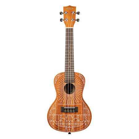 Kala Mandy Harvey Signature Concert Ukulele, Natural