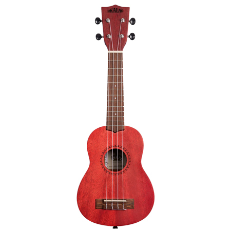 Kala Watercolor Meranti Ukulele Adobe Red Soprano