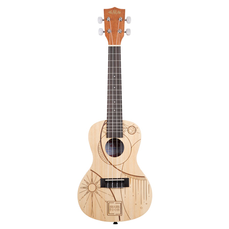 Kala mxmtoon Signature Concert Ukulele with Gig Bag, Natural