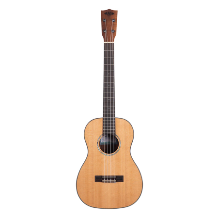 Kala Gloss Solid Cedar Top Acacia Baritone Ukulele, Natural