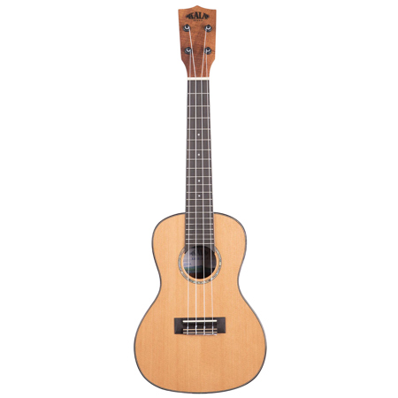 Kala Gloss Solid Cedar Top Acacia Concert Ukulele, Natural