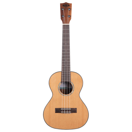 Kala Gloss Solid Cedar Top Acacia 4-String Tenor Ukulele, Natural