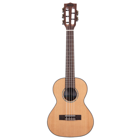 Kala Gloss Solid Cedar Top Acacia 5-String Tenor Ukulele, Natural