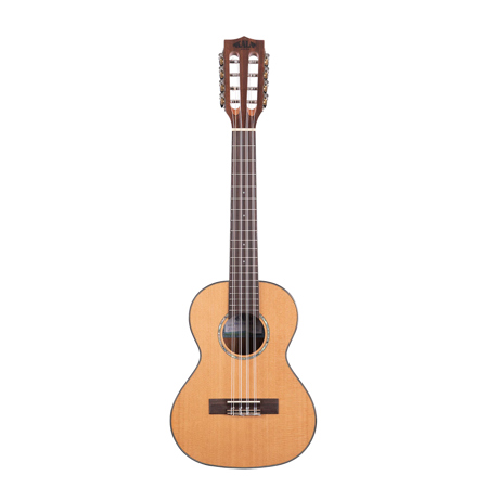Gloss Solid Cedar Top Acacia 8-String Tenor Ukulele, Natural