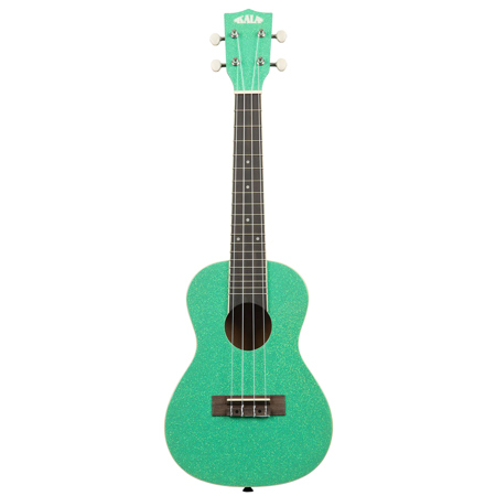 Kala Sparkle Concert Ukulele Gatsby Green