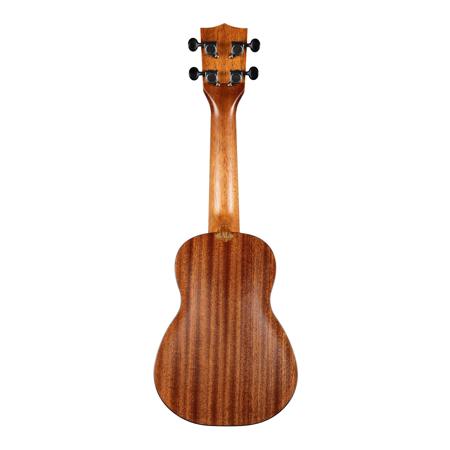 Kala Satin Solid Spruce Mahogany Travel Soprano Ukulele with Gig Bag
