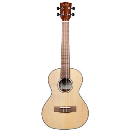 Kala Satin Solid Spruce Mahogany Travel Tenor Ukulele with Gig Bag