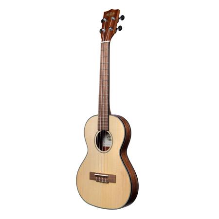 Kala Satin Solid Spruce Mahogany Travel Tenor Ukulele with Gig Bag