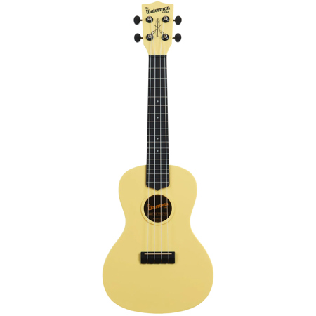 Kala Waterman Beach Collection Ukulele Glow In The Dark Starlight Yellow Concert