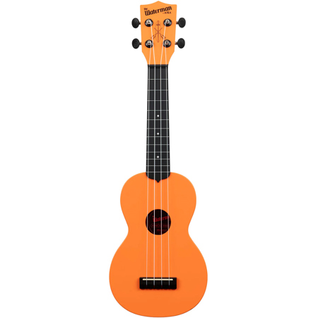 Kala Waterman Beach Collection Ukulele Sunset Orange Soprano
