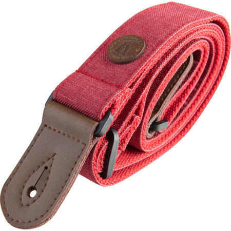 Kala Sonoma Coast Collection Ukulele Strap, Russian River Red